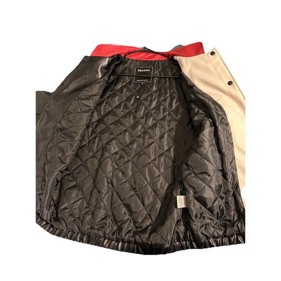 Reason Men's Pit Crew Racing Jacket - Black/Red Sz Small - Picture 6 of 9